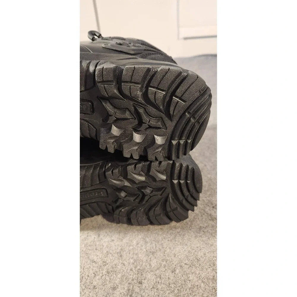 Propet Boots Mens Size 9 EEE Black‎ Leather Waterproof Snow Hiking MBA052L